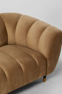 KARE Sofa Spectra Samt Amber 3-Sitzer 245cm