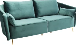 KARE Sofa Vegas Forever 3-Sitzer Petrol
