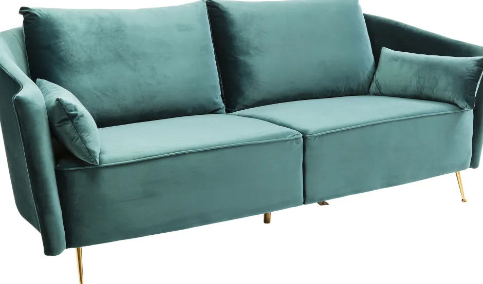 KARE Sofa Vegas Forever 3-Sitzer Petrol