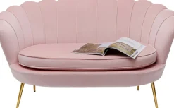 KARE Sofa Water Lily 2-Sitzer Gold Rosa