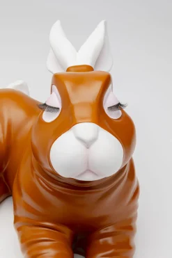 KARE Spardose Fetish Bunny Sitting Rost