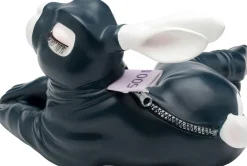 KARE Spardose Fetish Bunny Sitting Seegrün