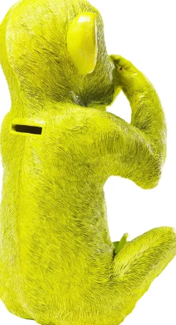 KARE Spardose Monkey Iwazaru Grün