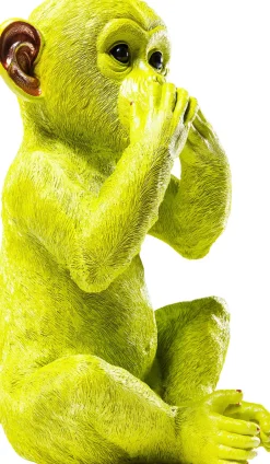 KARE Spardose Monkey Iwazaru Grün