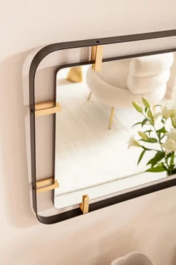 KARE Spiegel Betsy Frame Rectangular Metal 55x165cm