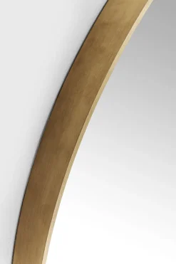 KARE Spiegel Curve Brass Ø100