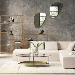 KARE Spiegel Jetset Gold 56x83cm