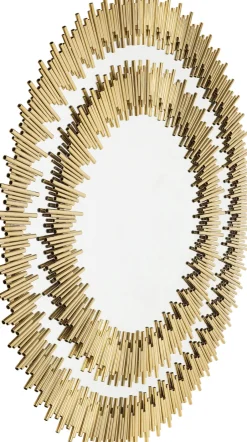 KARE Spiegel Solare Gold Ø132cm