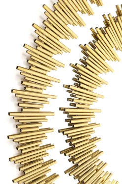 KARE Spiegel Solare Gold Ø132cm