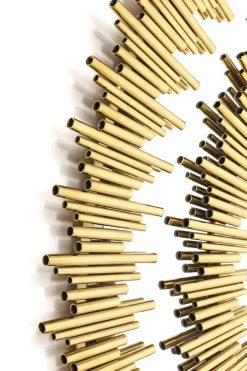 KARE Spiegel Solare Gold Ø132cm