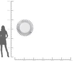 KARE Spiegel Sprocket Ø92cm