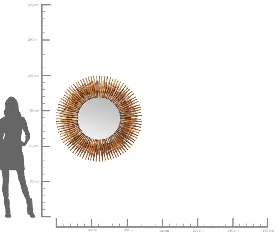KARE Spiegel Sunlight Ø120cm