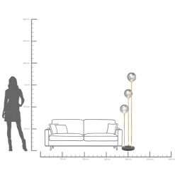 KARE Stehleuchte Al Capone Tre