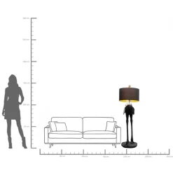 KARE Stehleuchte Animal Ostrich 147cm