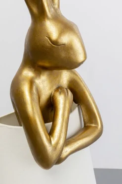 KARE Stehleuchte Animal Rabbit Gold/Weiß 150cm