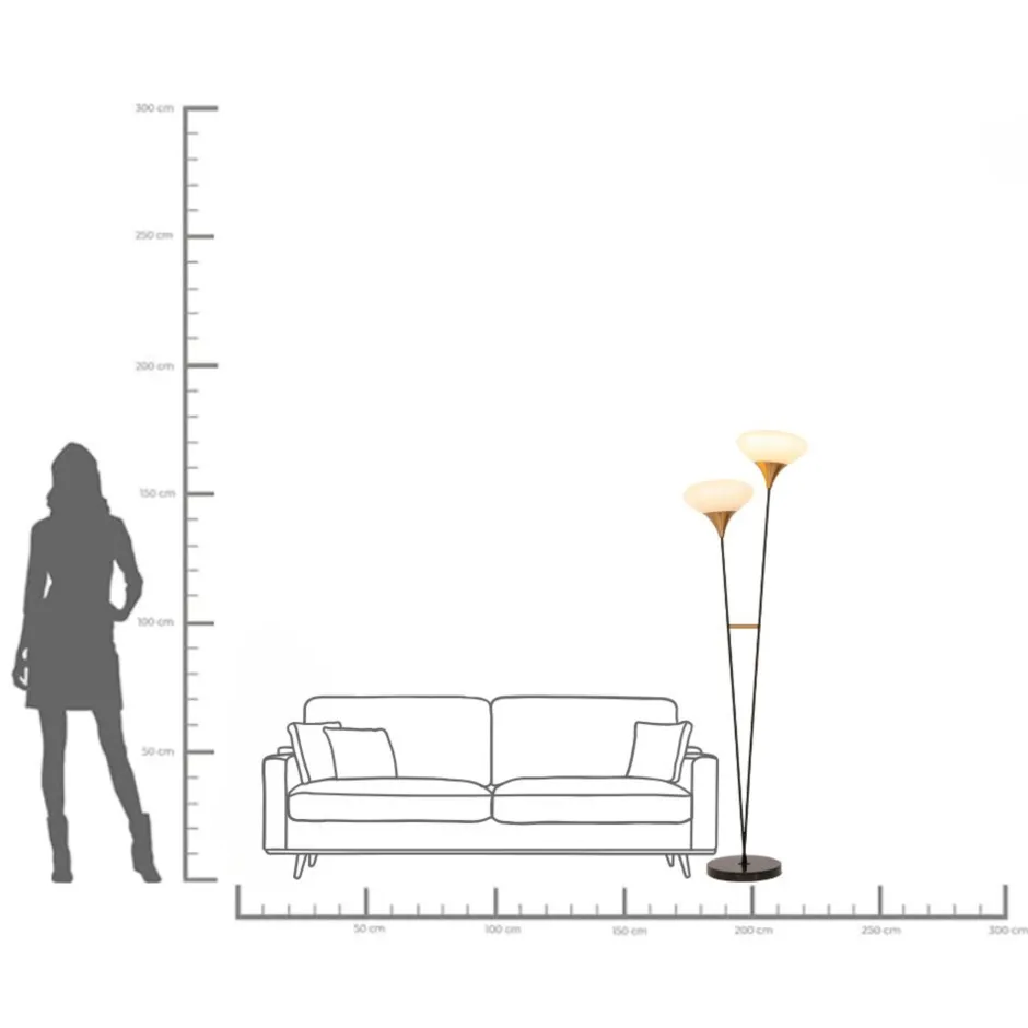 KARE Stehleuchte Gocce 174cm