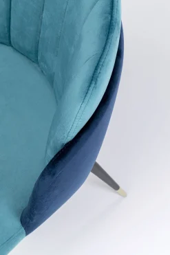 KARE Stuhl Hojas Blau