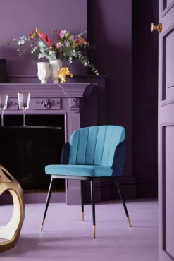 KARE Stuhl Hojas Blau