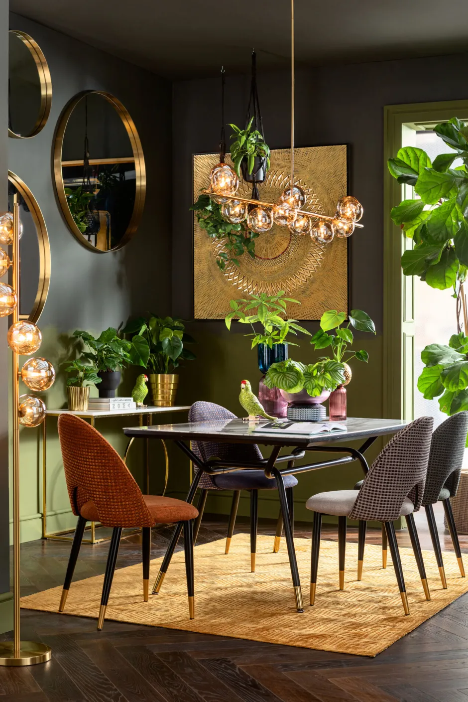 KARE Stuhl Hudson Grün