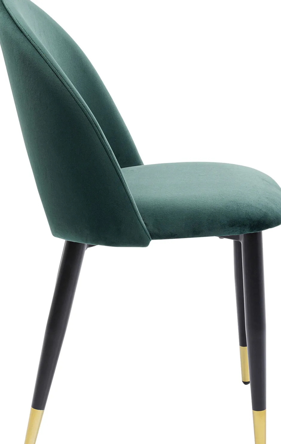 KARE Stuhl Iris Velvet Grün