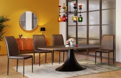 KARE Stuhl Milano Brown