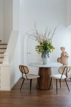 KARE Stuhl Rosali Creme