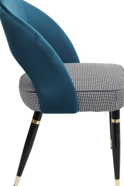 KARE Stuhl Samantha Petrol