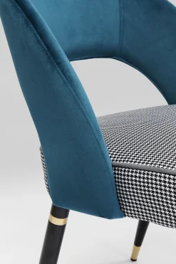 KARE Stuhl Samantha Petrol