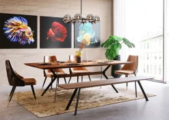 KARE Stuhl Urban Desire Braun