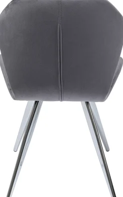 KARE Stuhl Viva Grau Chrom