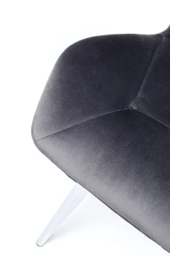 KARE Stuhl Viva Grau Chrom