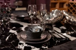 KARE Teller Cosmos Schwarz Ø21cm