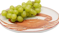 KARE Teller Crabes Rot Ø27cm Sortiert