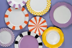 KARE Teller Harlequin Lila Ø31cm