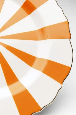 KARE Teller Harlequin Orange Ø22cm