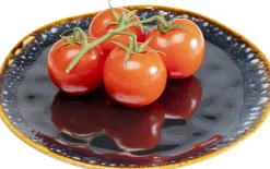 KARE Teller Lio Dunkelblau Ø26cm