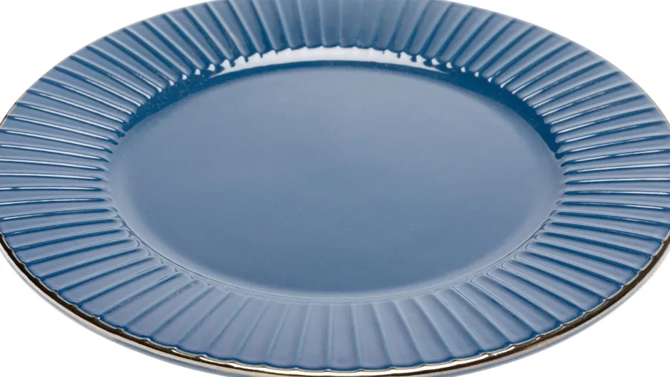 KARE Teller Muse Blau Ø27cm