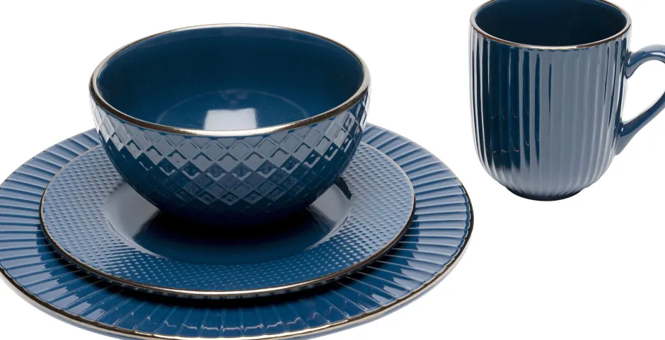 KARE Teller Muse Blau Ø27cm