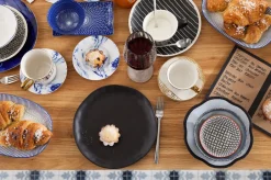 KARE Teller Organic Black Ø26cm