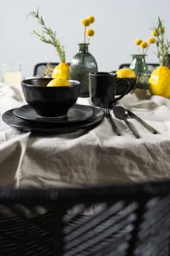 KARE Teller Organic Black Ø20cm