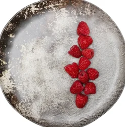 KARE Teller Savannah Braun/Grau Matt Ø20cm