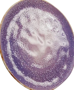 KARE Teller Shirley Violett Ø26cm