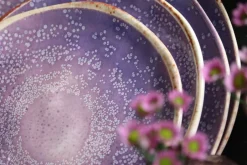 KARE Teller Shirley Violett Ø26cm