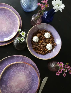 KARE Teller Shirley Violett Ø26cm