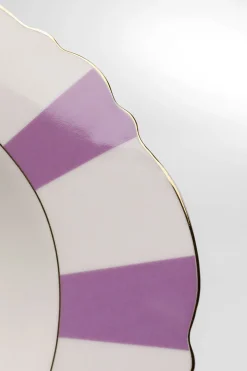 KARE Teller Tief Harlequin Lila Ø23cm