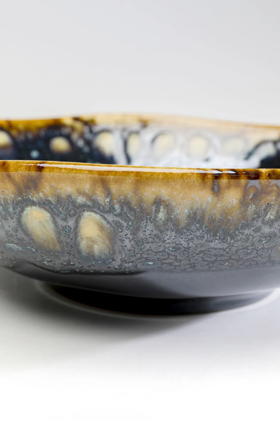 KARE Teller Tief Lio Dunkelblau Ø20cm