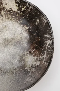 KARE Teller Tief Savannah Braun/Grau Matt Ø20cm