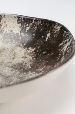 KARE Teller Tief Savannah Braun/Grau Matt Ø20cm