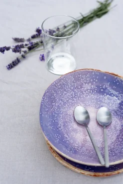 KARE Teller Tief Shirley Violett Ø21cm