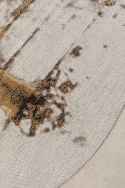 KARE Teppich Abstract Grey Line Ø200cm